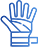 hand wrapped in gauze icon